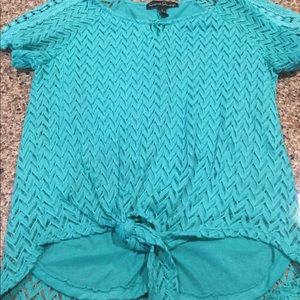 French laundry blue blouse. Size medium.